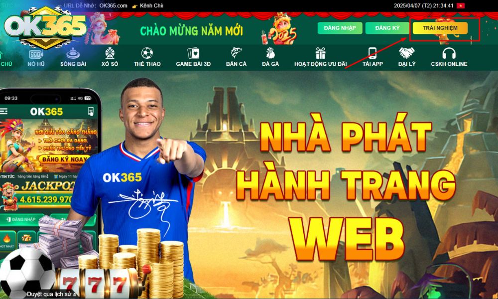 OK365 cho phép người dùng chơi thử trước khi đăng ký